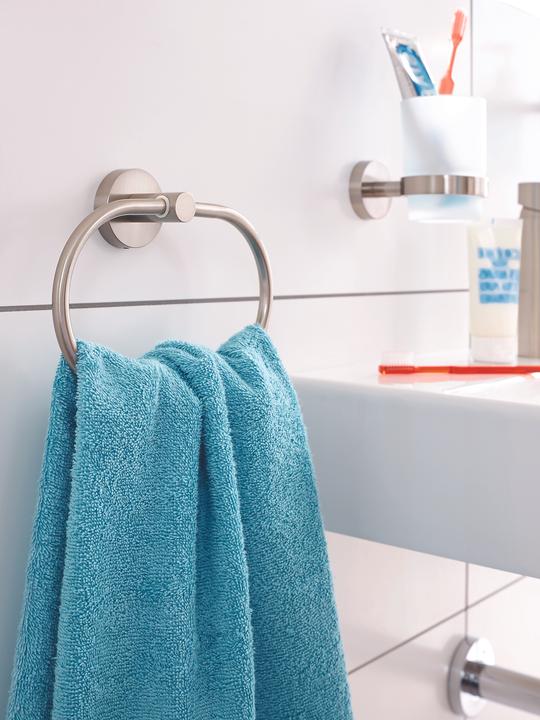 Actual product image tesa MOON towel ring incl. adhesive solution without drilling