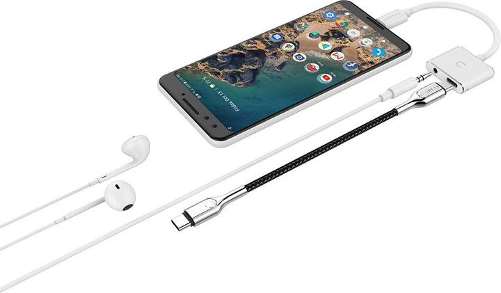 Immagine prodotto Cygnett Adattatore audio USB-C a mini jack 3,5 mm i USB-C Essential (bianco)