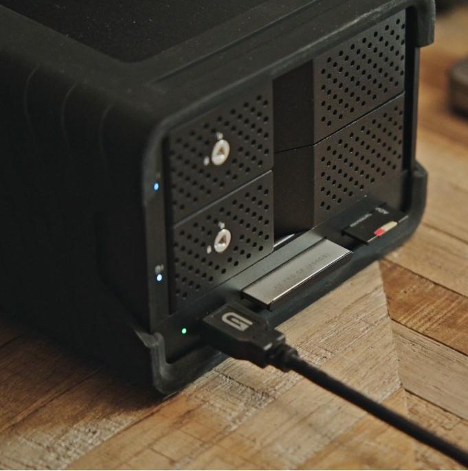 Actual product image Glyph Blackbox PRO RAID 40TB with Hub, Enterprise Class, USB-C (3.1, Gen 2) (40 TB)
