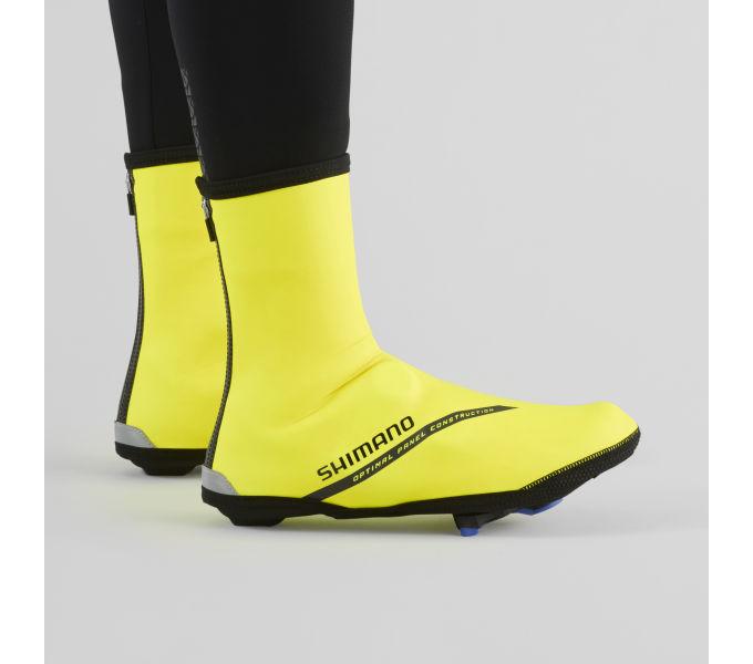 Image du produit Shimano DUAL CR SHOE COVER NEON YELLOW S (SHOE SIZE 37-39) (37, 38, 39)