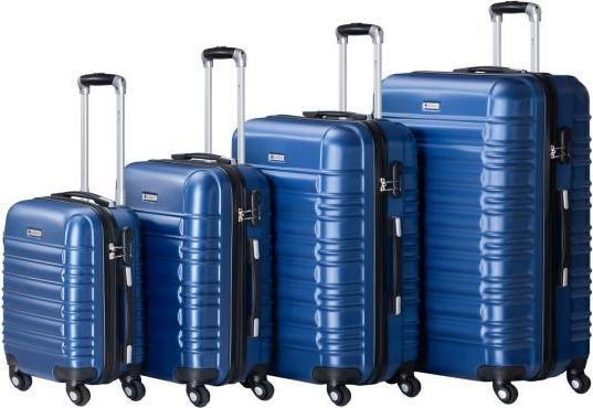 Produktbild Juskys Hartschalen Kofferset Rom (120 l, Handgepäck (bis 50l), M (50 - 90l), L (90 - 115l), XL (ab 115l))
