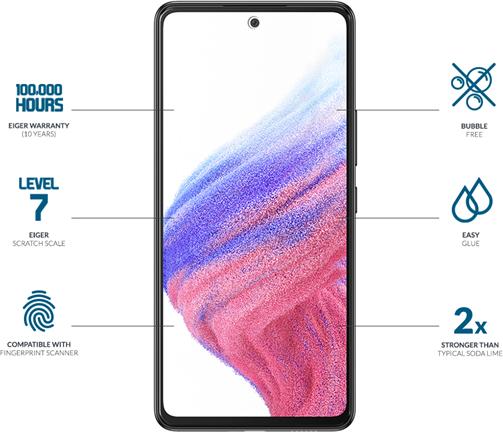 Immagine prodotto Eiger Mountain Glass Clear (1 Pezzo/i, Samsung Galaxy A52, Samsung Galaxy A52s 5G)