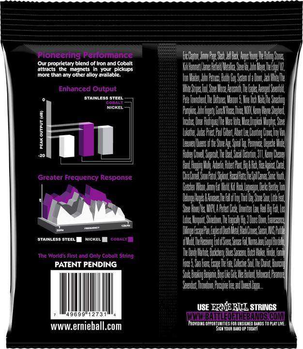 Image du produit Ernie Ball Le pouvoir des Slinky (4 x, Basse électrique, 0.06")