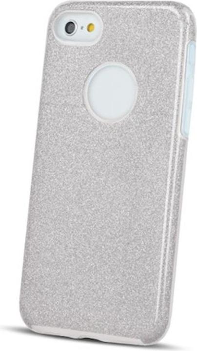 Actual product image OEM Glitter 3in1 case for Samsung Galaxy A21s silver (Samsung Galaxy A21s)