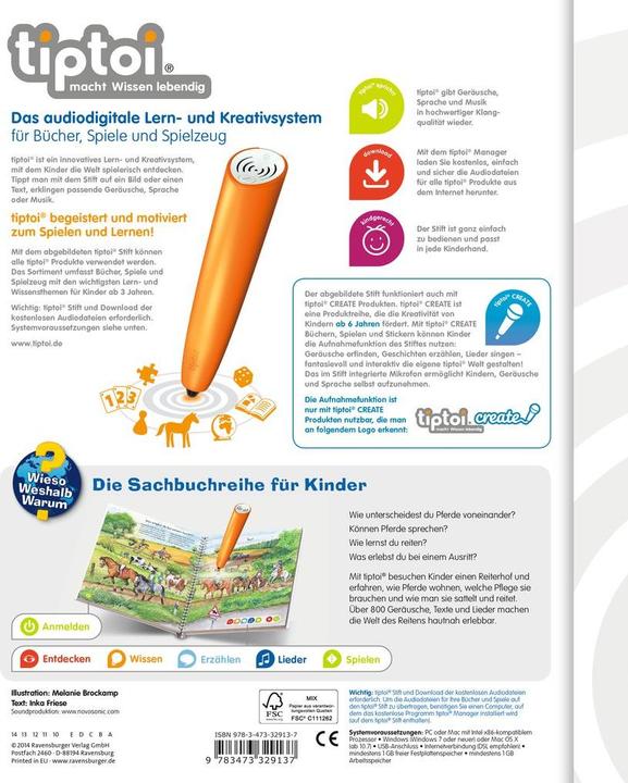 Actual product image tiptoi The world of horses and ponies (German)