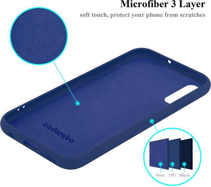 Actual product image Cadorabo TPU Liquid Silicone Case Cover (Samsung Galaxy A70S, Samsung Galaxy A70)