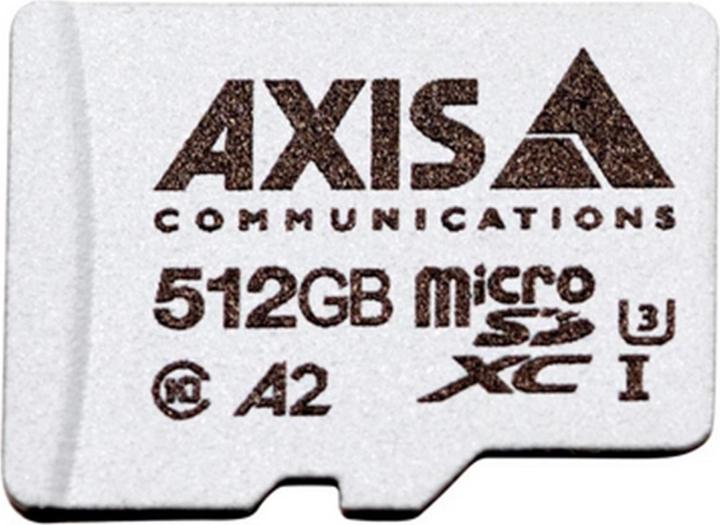 Axis Speicherkarte Surveillance 512 GB microSDXC 1 Stück (512 Go, microSDXC, SD, U3, UHS-I)