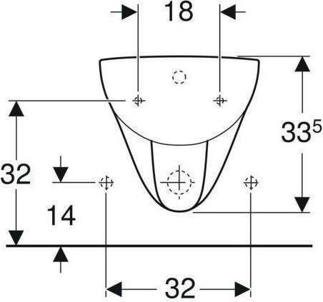 Produktbild Geberit Wandbidet Renova weiss 233040000