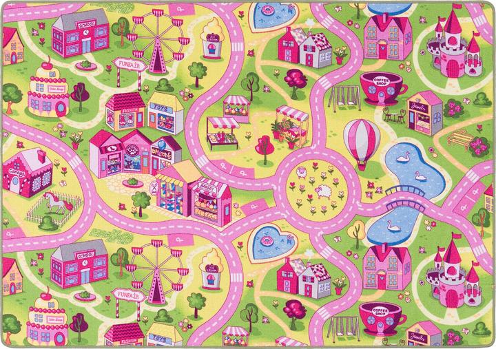 Actual product image Pergamon Strassenteppich Beidseitig Strassenlandschaften (140 x 200 cm)