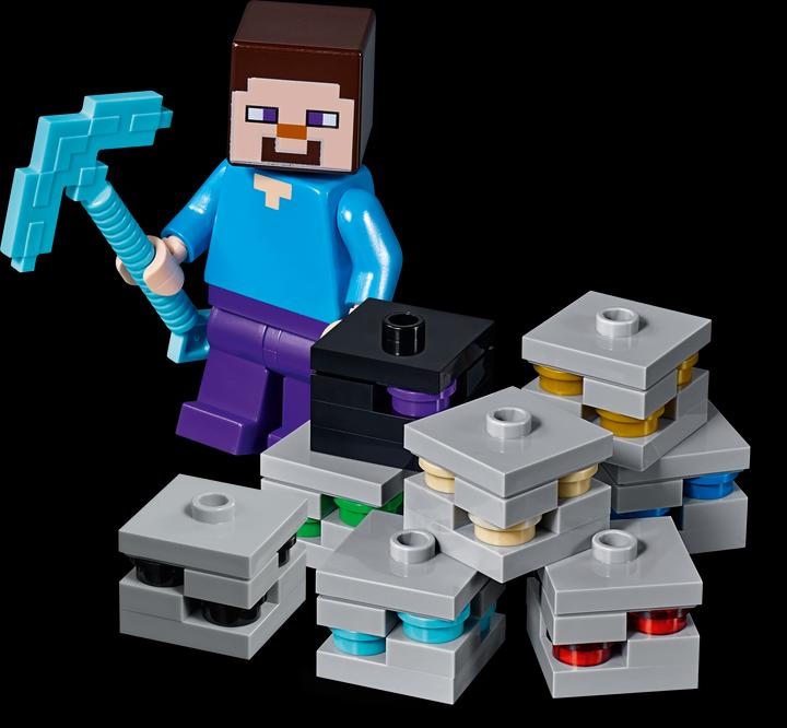 Actual product image LEGO Adventure in the rocks (21147, LEGO Minecraft)