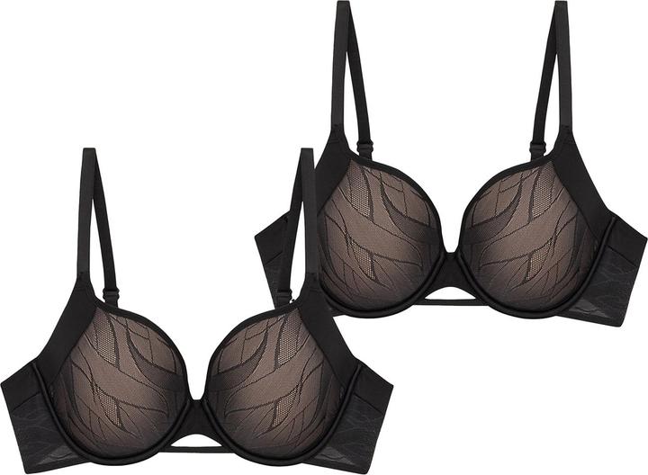 Immagine prodotto Triumph Reggiseno Airy Sensation con ferretto (90 D, Confezione da 2)