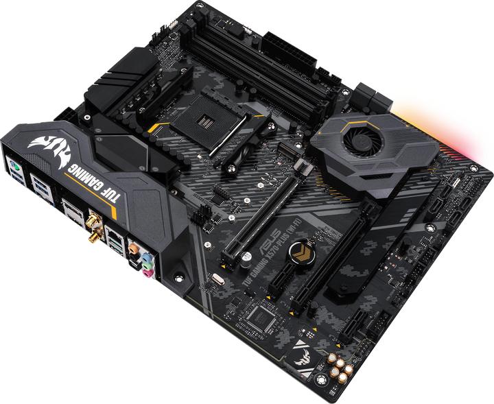 Actual product image ASUS TUF Gaming X570-Plus (WI-FI) (AM4, AMD X570, ATX)