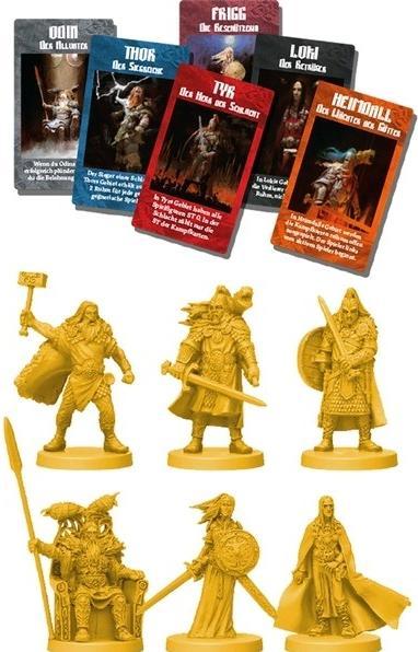 Actual product image Cmon CMND1001 - Blood Rage - Gods of Asgard, for 2-4 players, 14 years and over (English)