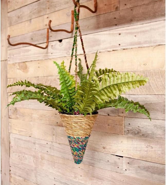 Image du produit Ambiance Technology Artisan Pflanzenkorb konisch klein assortiert, 22 x 16 cm (16 cm)