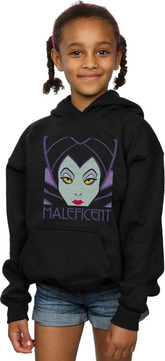 Image du produit Disney - Sweat à capuche MALEFICENT CROPPED HEAD - Fille (152, 158)