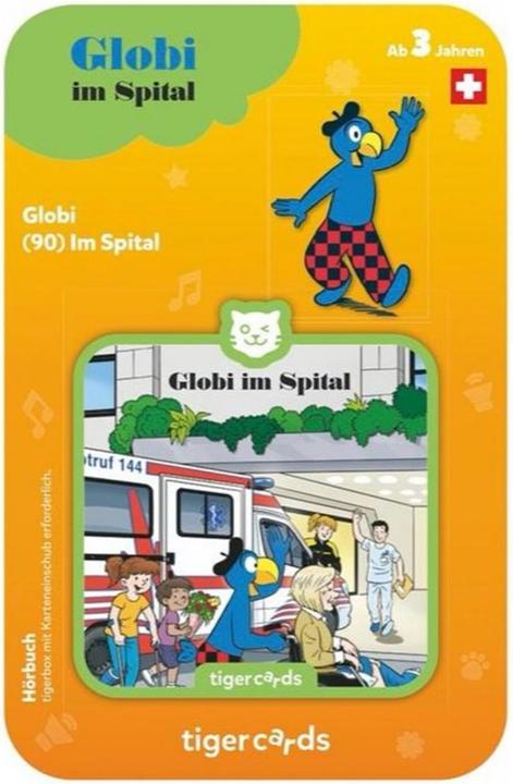 Actual product image Tigermedia Tigercard Globi episode 90: In the hospital (Swiss German)