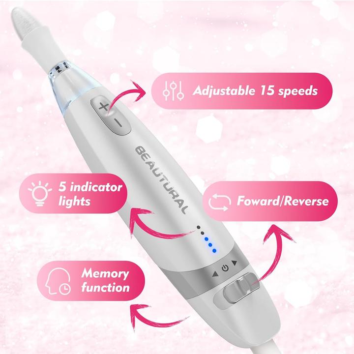 Actual product image Beautural Elektrisches Maniküre/Pediküre-Set