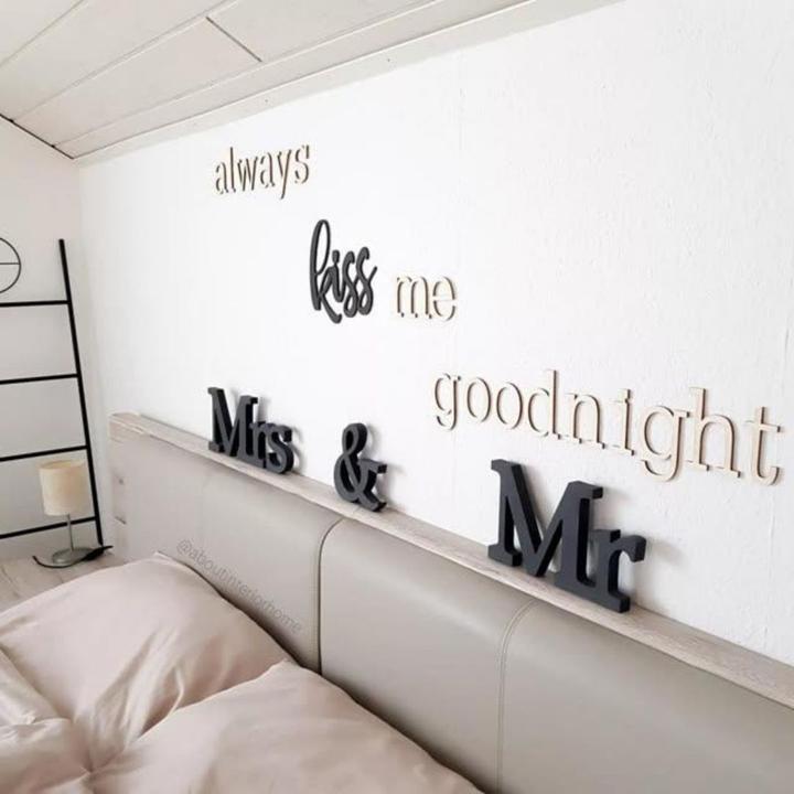 Produktbild Trenddeko always kiss me goodnight (214 x 30 cm)