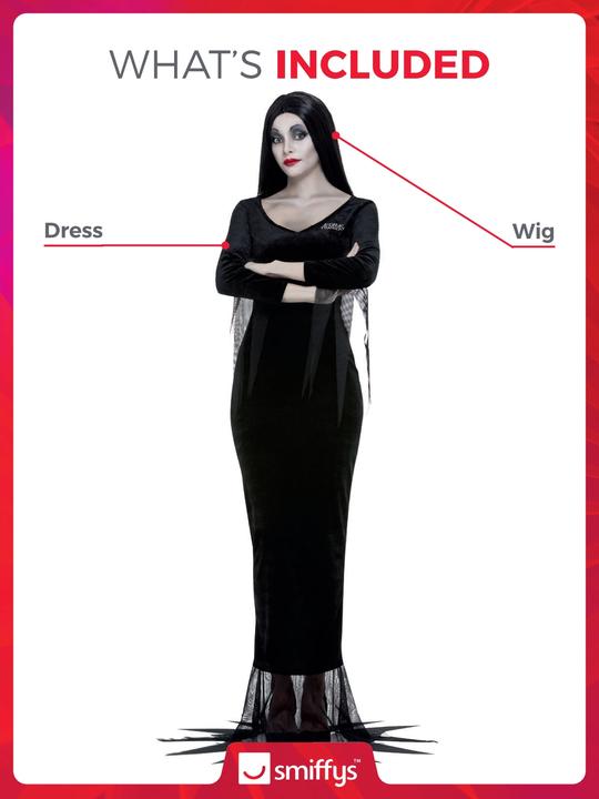 Immagine prodotto Smiffys Addams Family: Morticia (44, 45, 46)