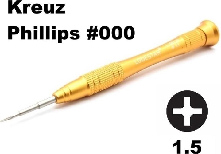 Actual product image Columbus McKinnon Phillips #000 Precision Screwdriver Cross Slot