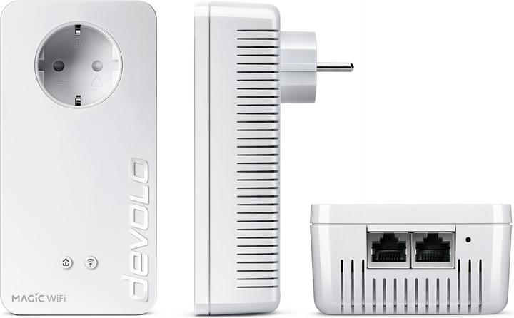 Productafbeelding Devolo Magic 1 WiFi 2-1-1 enkele adapter (1200mbps Powerline + 2xLAN) (1200 Mbit/s)