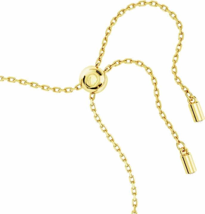 Produktbild Swarovski Idyllia Armband Verschiedene Schliffe Glücksklee Grün Gold (24 cm, Swarovski Metall)