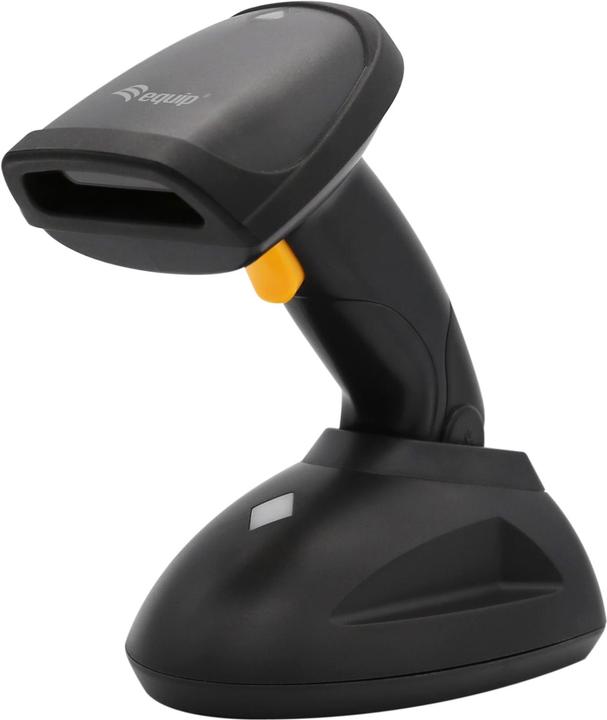 equip Barcode Handscanner 1D Laser Wireless USB schwarz (1D-Barcodes)