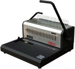 Image du produit pavo Fin de séries : Appareil à relier en plastique HD comb binder, argent / (Reliure en plastique)