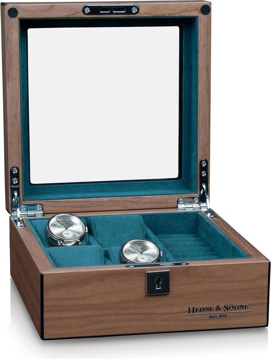 Actual product image Heisse & Söhne Watch box Borneaux 4+ walnut