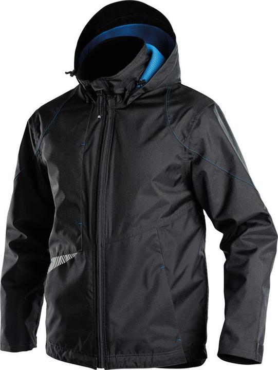 Produktbild Dassy Arbeitsjacke wasser-/winddicht Hyper schwarz Gr.S (XS)