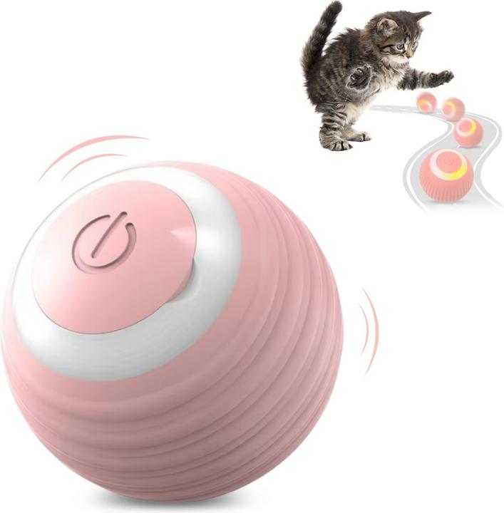 Immagine prodotto Suba Elektrischer Katzenball mit LED Licht (Palla giocattolo per gatti)