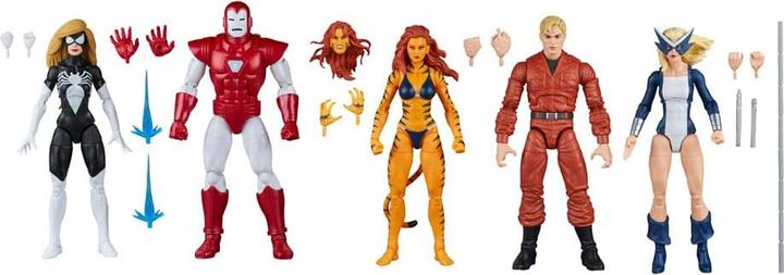 Produktbild Hasbro Marvel Legends Actionfiguren 5er-Pack The West Coast Avengers Exclusive 15 cm