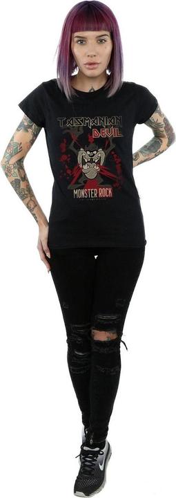 Immagine prodotto Looney Tunes Maglietta coton Monster Rock Diavolo della Tasmania Femme/Femme (S)