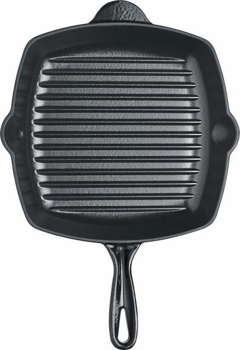 Image du produit Berndes Poêle à griller B.IRON Fonte carrée 27 x 27 cm avec contre-poignée INDUCTION (Poêle à grillades, Fonte)