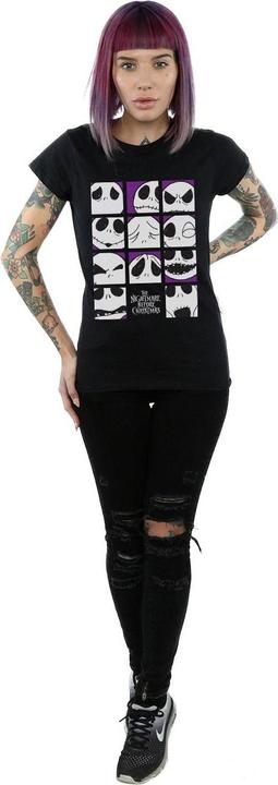 Produktbild Disney Nightmare Before Christmas Many Faces Of Jack Squares TShirt (XL)