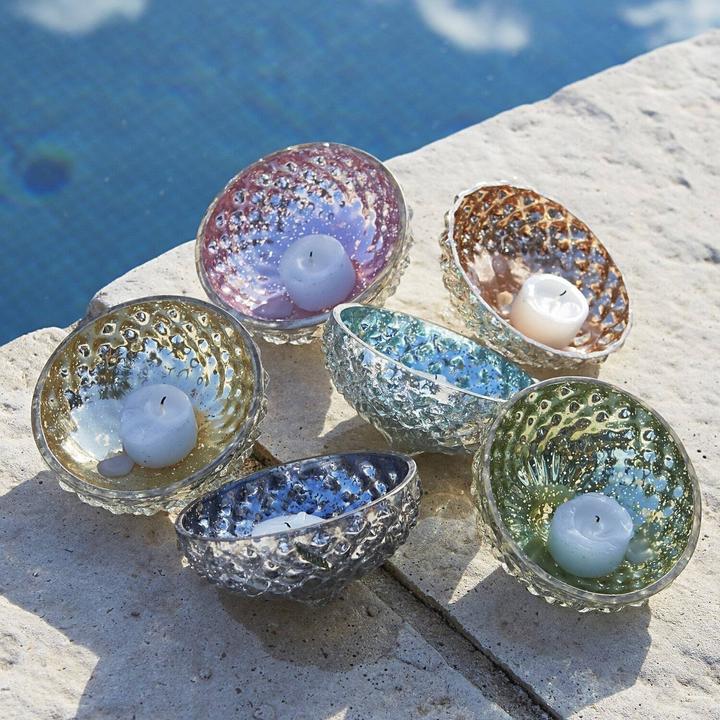 Produktbild Loberon Schwimmwindlicht 6er Set Leela (6 x, 12 cm, H)