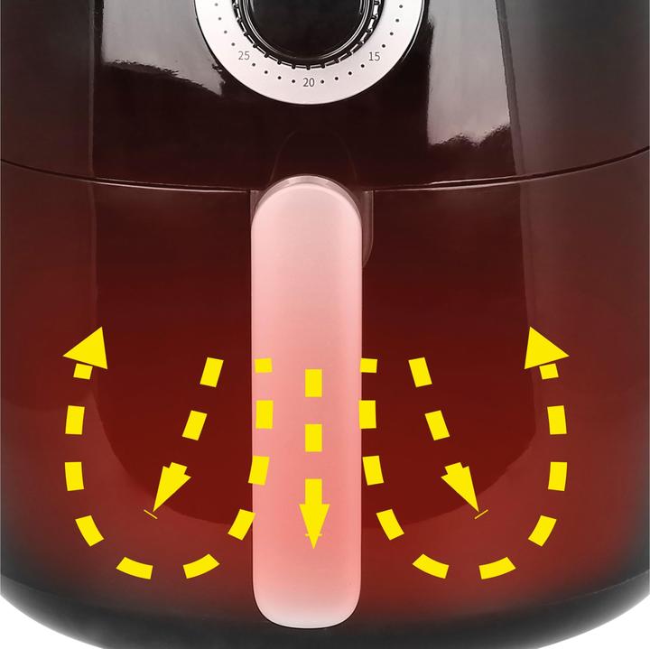 Actual product image Emerio Hot Air Fryer, Smart Fryer, 3LCool touch