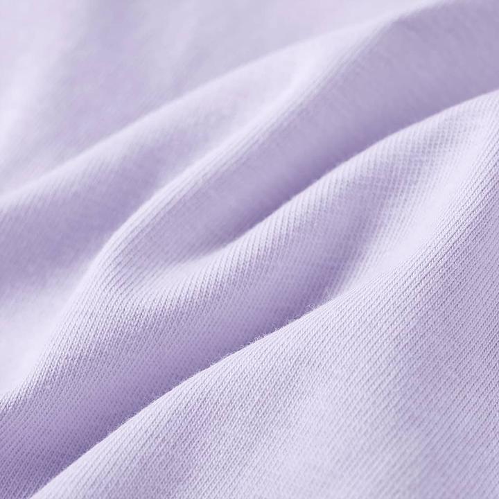 Actual product image VidaXL Children's long-sleeved shirt light lilac 104,Material: 95 % cotton. 5 (104)