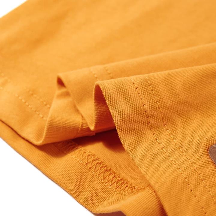 Immagine prodotto VidaXL Camicia da bambino a maniche lunghe ocra 92,Materiale: 100 % cotone,Colore (92)