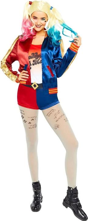 Harley Quinn - Ensemble Déguisement DADDY'S LIL MONSTER - Fille (134, 140)