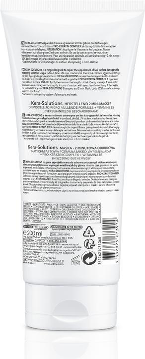 Produktbild Vichy Dercos Kera-Solutions Regenerierende Haarmaske 2 Minuten (200 ml)