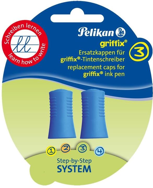 Image du produit Pelikan Capuchon de rechange pour stylo griffix, assorti (Pink, Bleu, Vert, Rouge, 1 x)