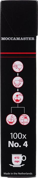 Actual product image Moccamaster Filterpaper No. 4