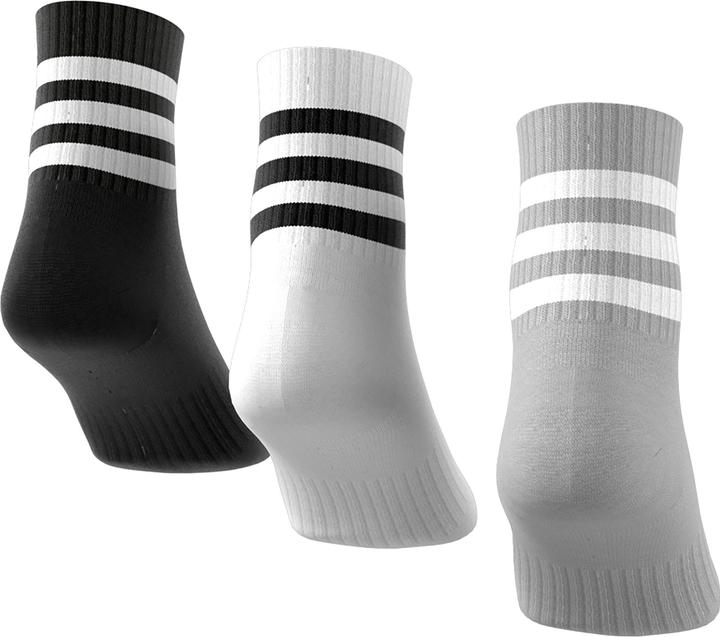 Immagine prodotto adidas Calzini 3-Stripes Cushioned Sportswear Mid-Cut (3 paia) (40, 41, 42)