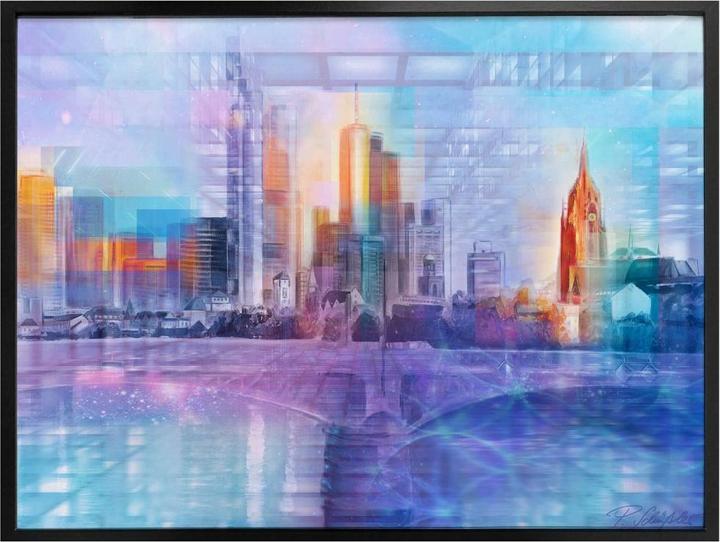 Produktbild Trenddeko Frankfurt am Main farbig (40 x 30 cm)