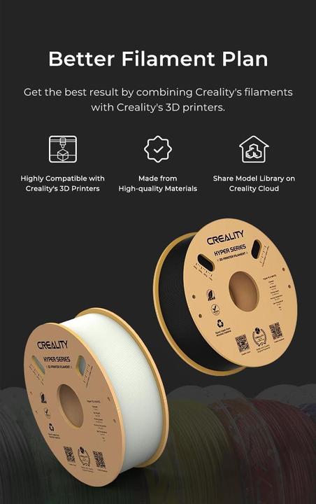 Produktbild Creality Hyper PLA (PLA, 1.75 mm, 1000 g, Blau)
