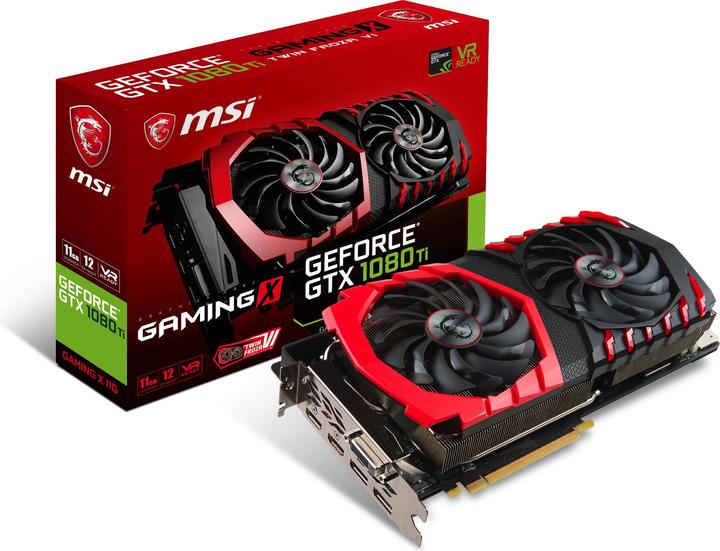 Image du produit MSI GeForce GTX 1080 Ti GAMING X (11 Go)