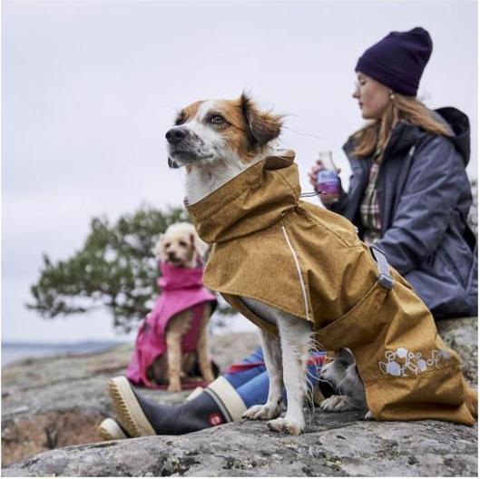 Image du produit Hurtta Monsoon Eco Imperméable pour chiens Desert 40 (40, Imperméable pour chien)