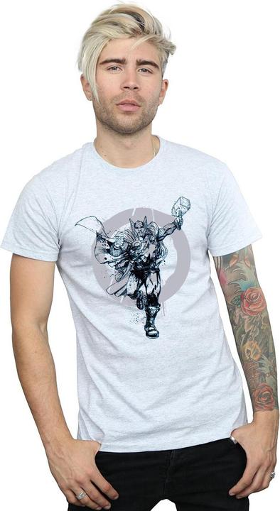Actual product image Mens Thor Circle T-Shirt (XL)