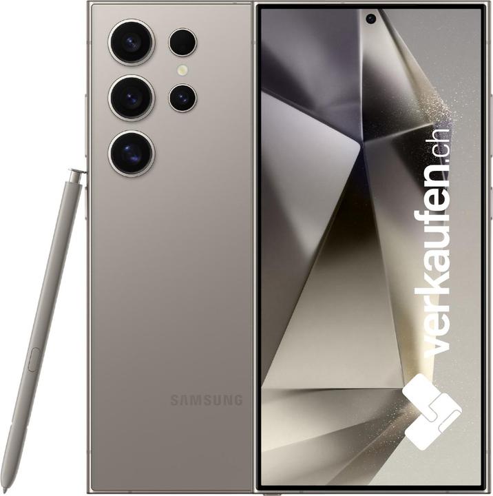 verkaufen.ch Galaxy S24 Ultra (256 GB, Titanium Gray, 267.72", 200 Mpx, SIM + eSIM, B / Sehr gut)